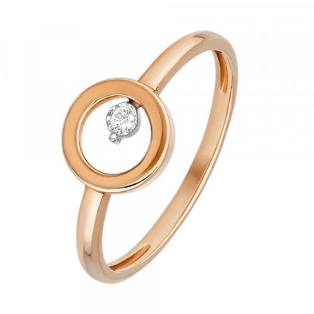 Bague rond OR ROSE